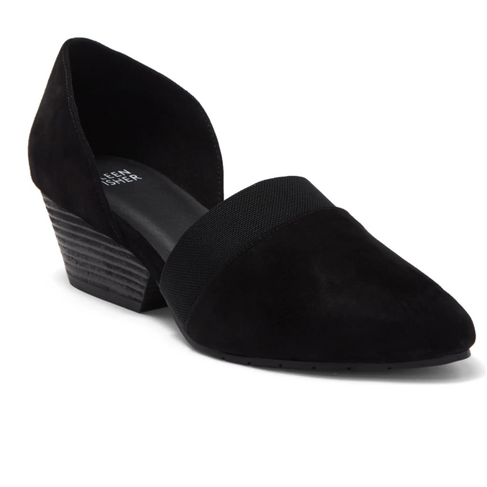 Eileen Fisher Hilly Wedge d'Orsay Pump, Size 10